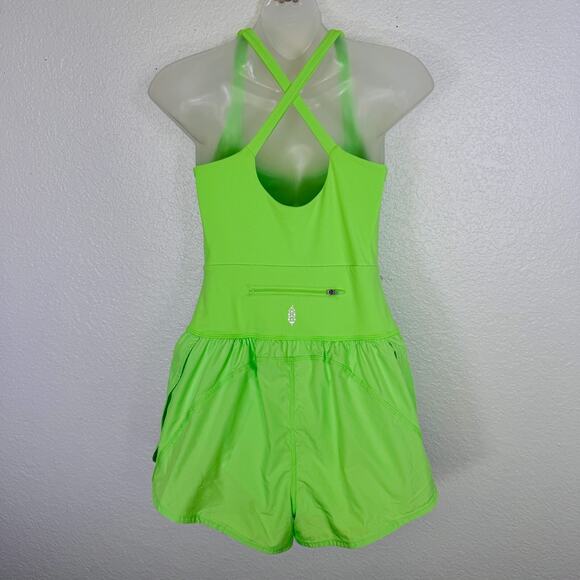 Free People Neon Green Romper - Picture 2 of 13
